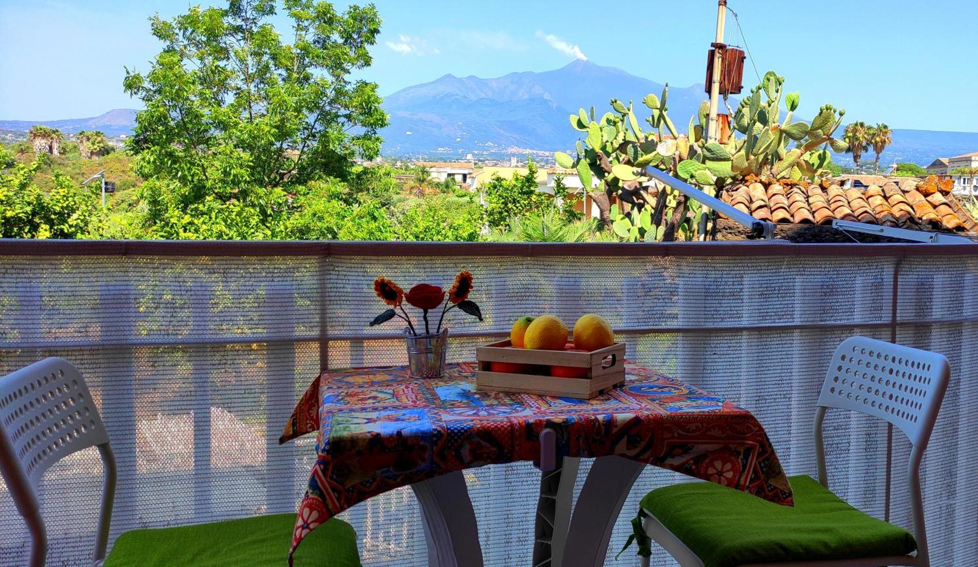 Casa Del Sole Con Vista Sull'Etna A 200 Mt Dal Mare Villa Acireale Kültér fotó