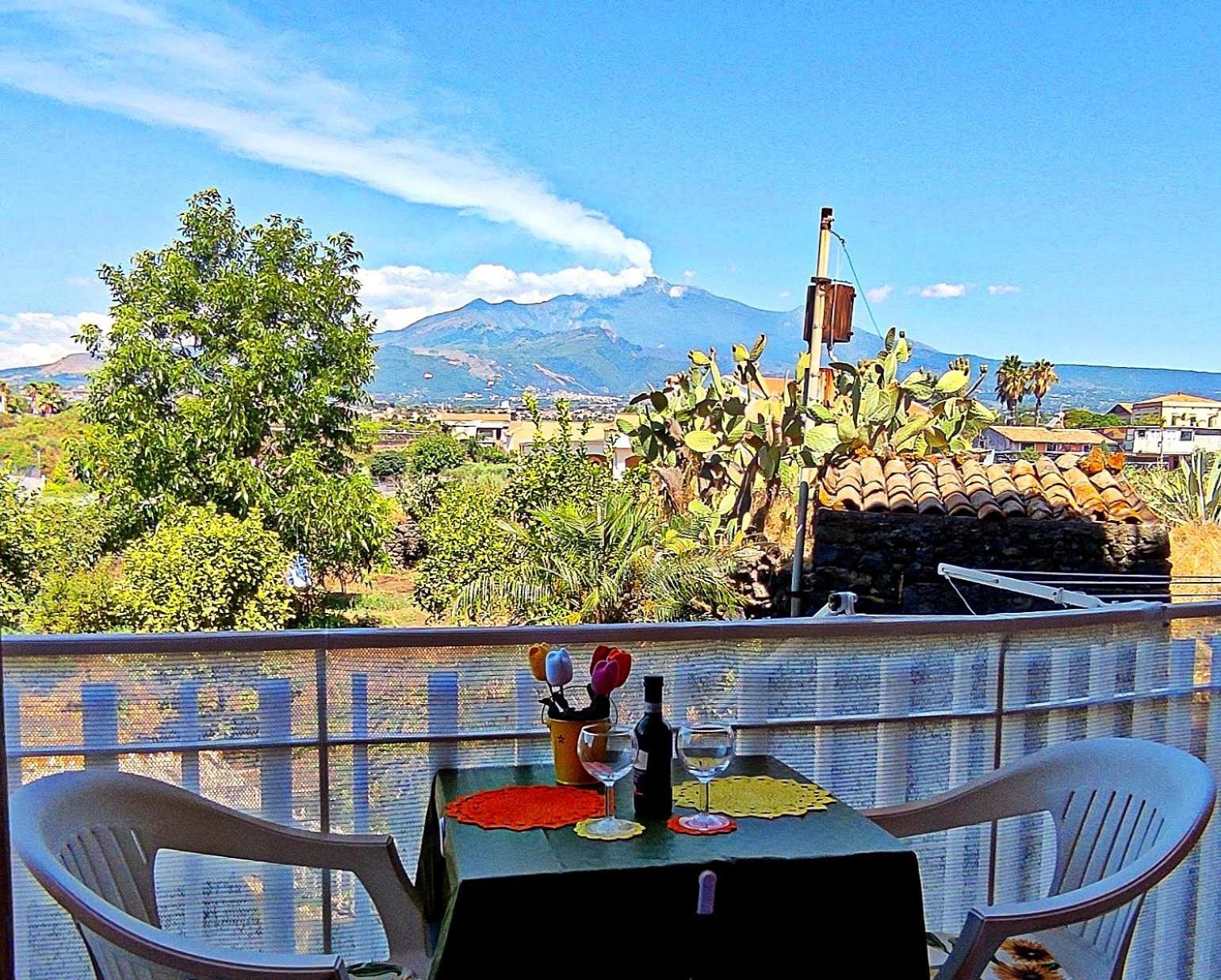 Casa Del Sole Con Vista Sull'Etna A 200 Mt Dal Mare Villa Acireale Kültér fotó